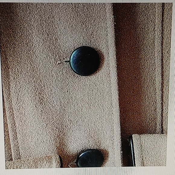 Knitted Dove Wool Blend Winter/Fall Coat Women's Sz Small Tan w Faux Fur Collar - Picture 4 of 11